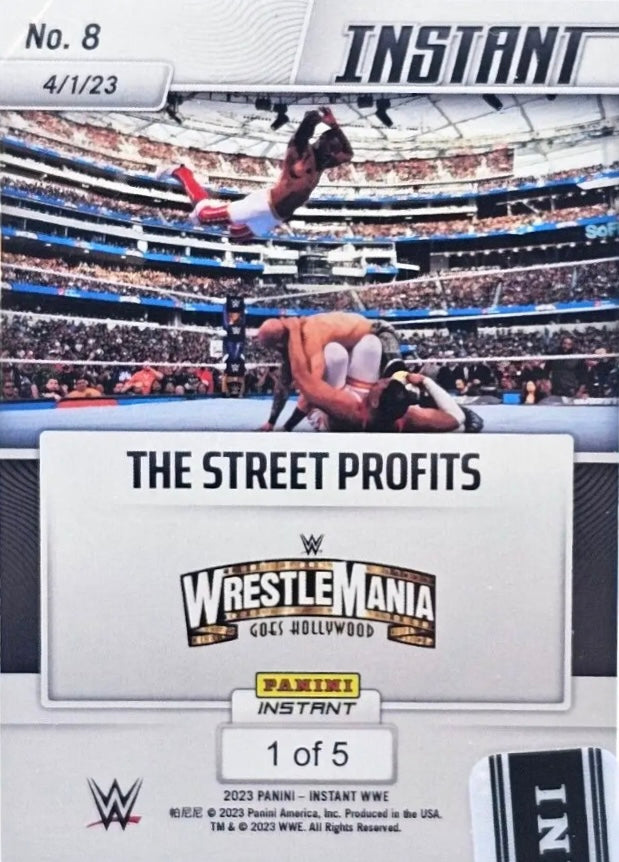 The Street Profits – the Street Profits Victorious in Men’s Showcase Match trading card PW Catalog