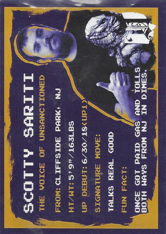 Scotty Sariti trading card PW Catalog