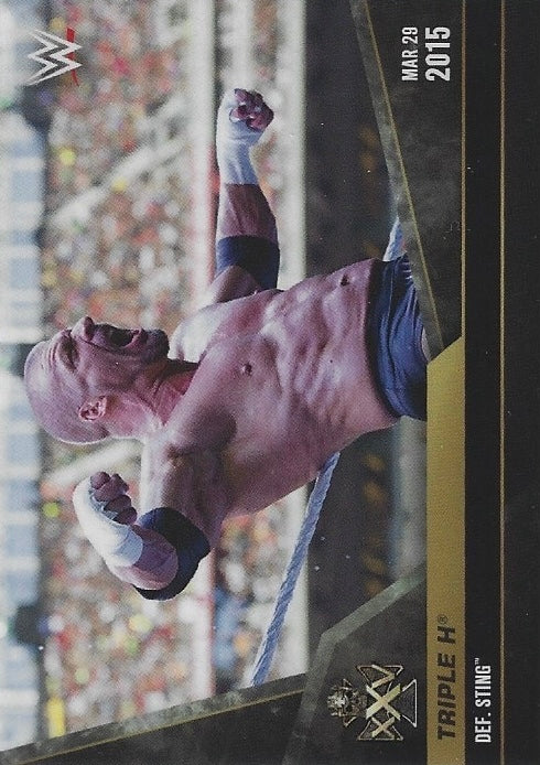 MAR 29 2015 – Triple H DEF. Sting