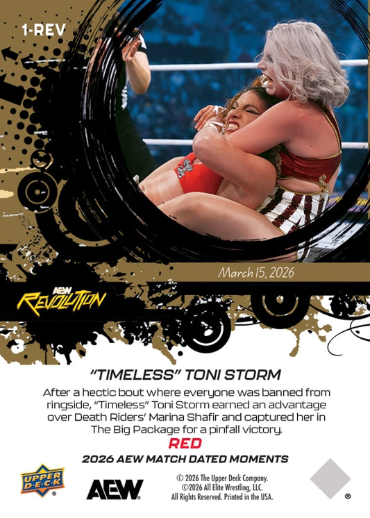 “Timeless” Toni Storm – “Timeless” Toni Storm Earns a Hard-Fought Pinfall Victory Over Death Riders’ Marina Shafir - image 2