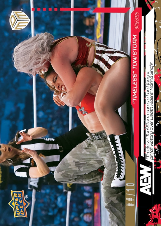 “Timeless” Toni Storm – “Timeless” Toni Storm Earns a Hard-Fought Pinfall Victory Over Death Riders’ Marina Shafir