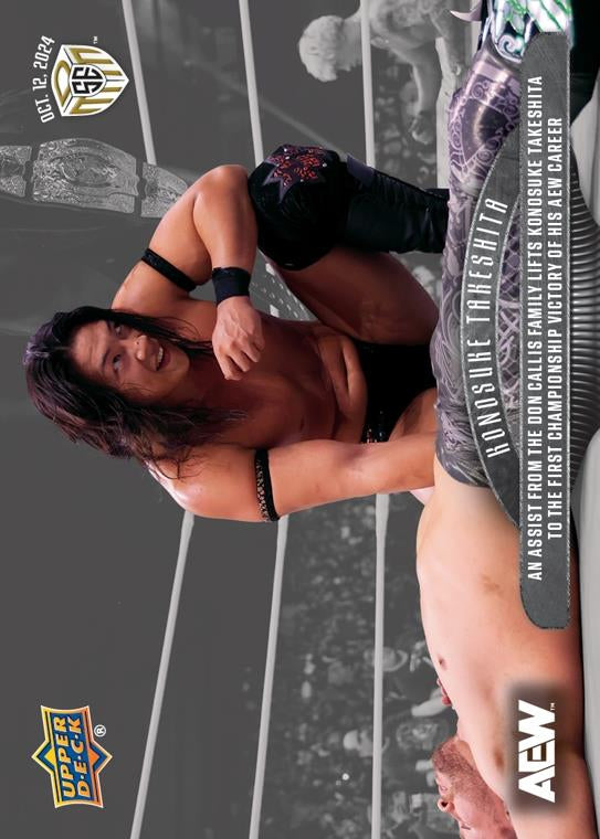 Konosuke Takeshita – an Assist From the DON Callis Family Lifts Konosuke Takeshita to the First Championship Victory of HIS AEW Career