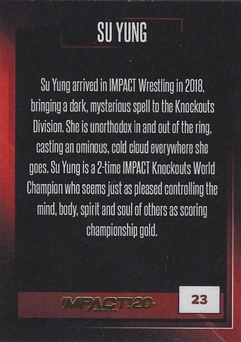 SU Yung trading card PW Catalog
