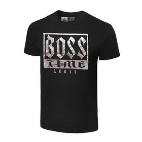 Sasha Banks "Boss Time" Authentic T-Shirt T-Shirt PW Catalog