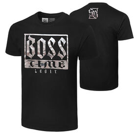 Sasha Banks "Boss Time" Authentic T-Shirt T-Shirt PW Catalog