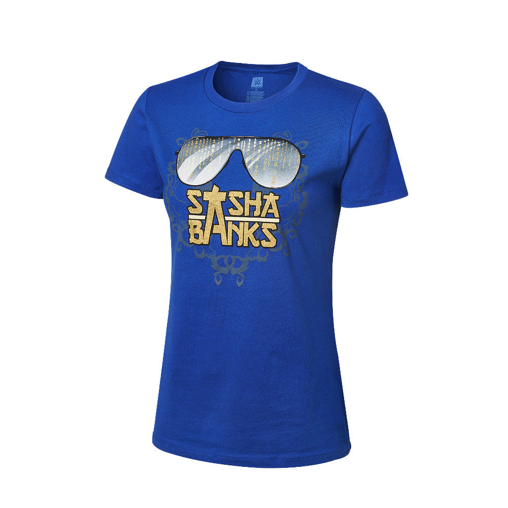 Sasha Banks "Shades" Women's Authentic T-Shirt T-Shirt PW Catalog