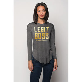 Sasha Banks "The Legit Boss" Sportiqe Women's Sweatshirt Sweatshirt PW Catalog