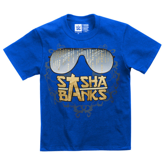 Sasha Banks "Shades" Youth Authentic T-Shirt T-Shirt PW Catalog