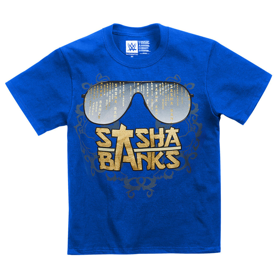 Sasha Banks "Shades" Youth Authentic T-Shirt T-Shirt PW Catalog
