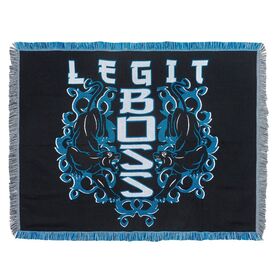 Sasha Banks "The Legit Boss" Tapestry Blanket