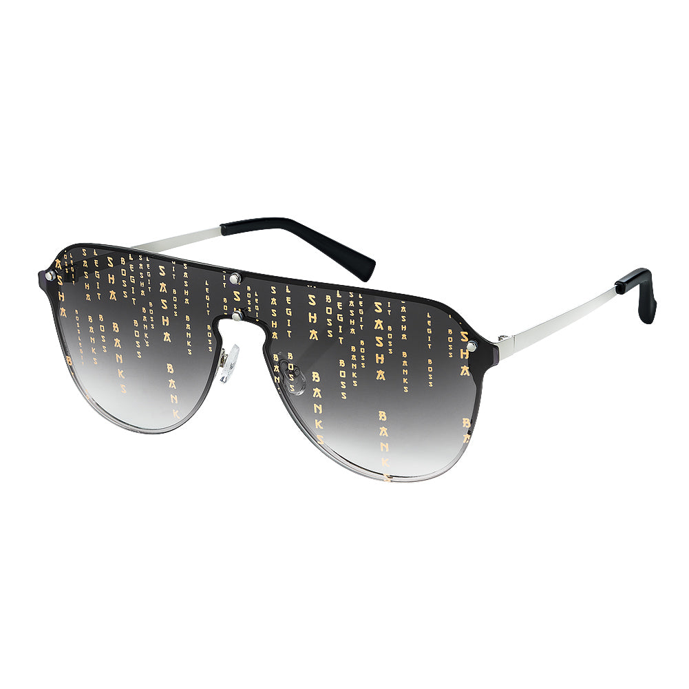 Sasha Banks "Legit Boss" Gradient Sunglasses