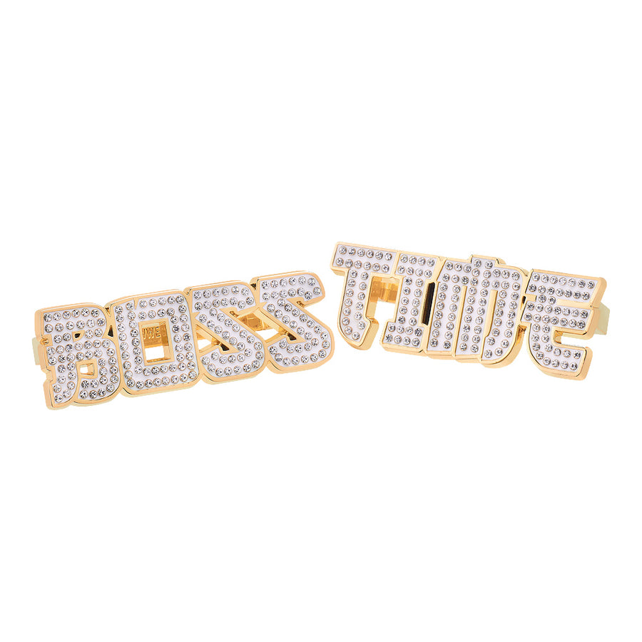 Sasha Banks "Boss Time" Studded Ring Set