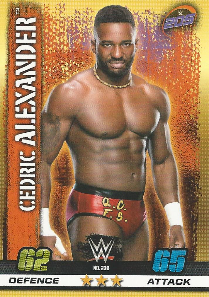 WWE Topps Slam Attax 10th Edition 2017 Cedric Alexander #230
