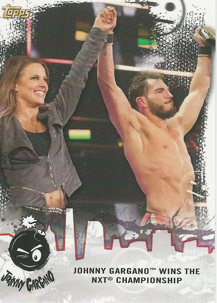 WWE Topps NXT 2020 Johnny Gargano JG-20 trading card PW Catalog