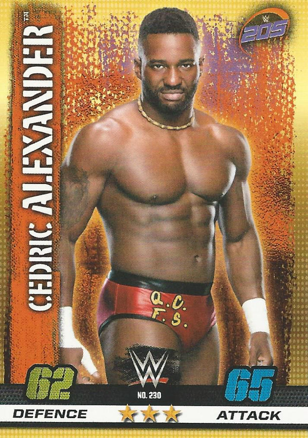 WWE Topps Slam Attax 10th Edition 2017 Cedric Alexander #230