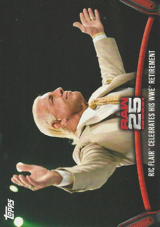 WWE Topps Then Now Forever 2018 Ric Flair Raw-30 trading card PW Catalog