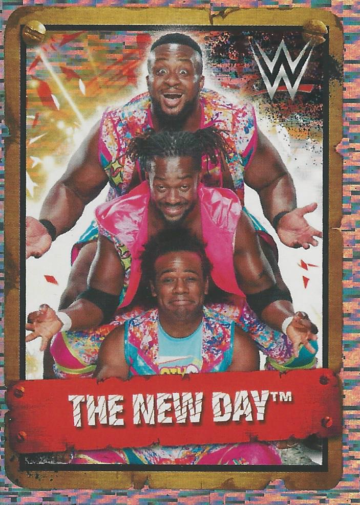 WWE Topps Stickers 2017 The New Day Foil #230