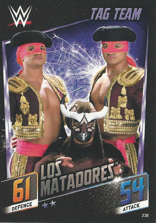 WWE Topps Slam Attax 2015 Then Now Forever Los Matadores #230
