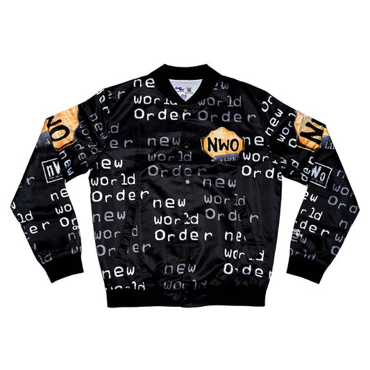 nWo Spray Paint Chalk Line Jacket  2