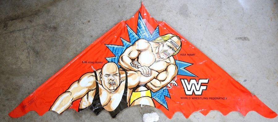 Hulk Hogan's Rock 'n' Wrestling plastic kite King Kong bundy PWcatalog