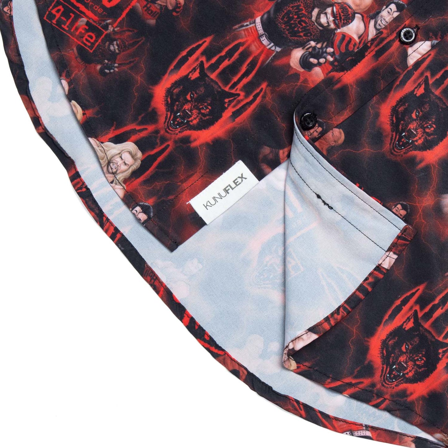 nWo Wolfpac RSVLTS Button Down Shirt