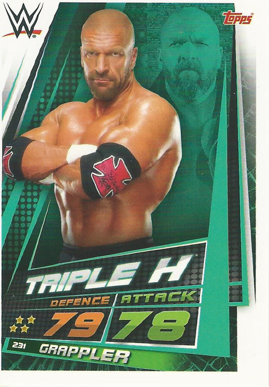 WWE Topps Slam Attax Universe 2019 Triple H #231