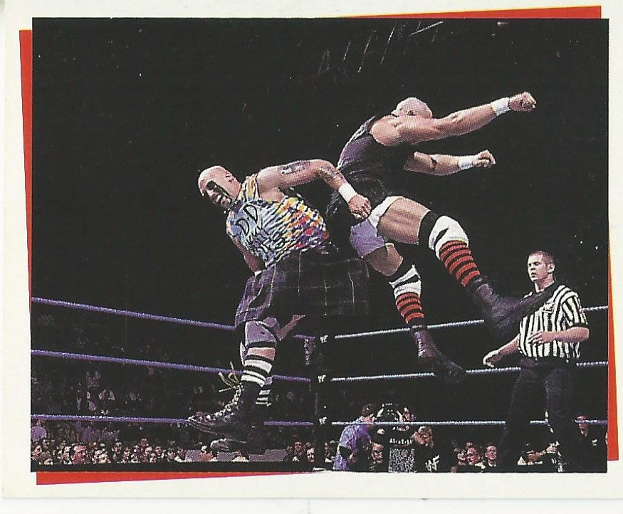 WWF SmackDown Stickers 2000 Headbangers #231