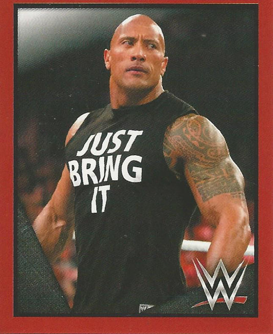 WWE Topps Then Now Forever 2016 Stickers The Rock #231
