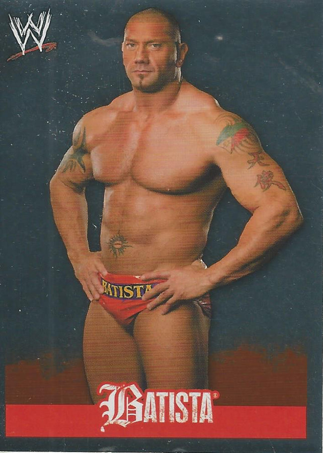 WWE Topps Rivals 2009 Stickers Batista Foil #231