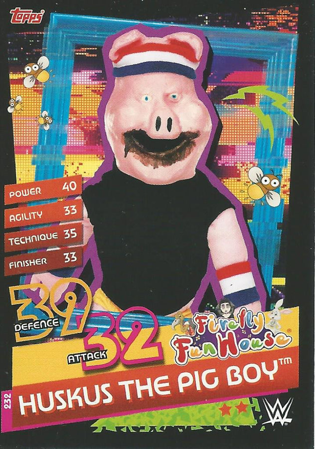 WWE Topps Slam Attax Reloaded 2020 Huskus the Pig Boy #232