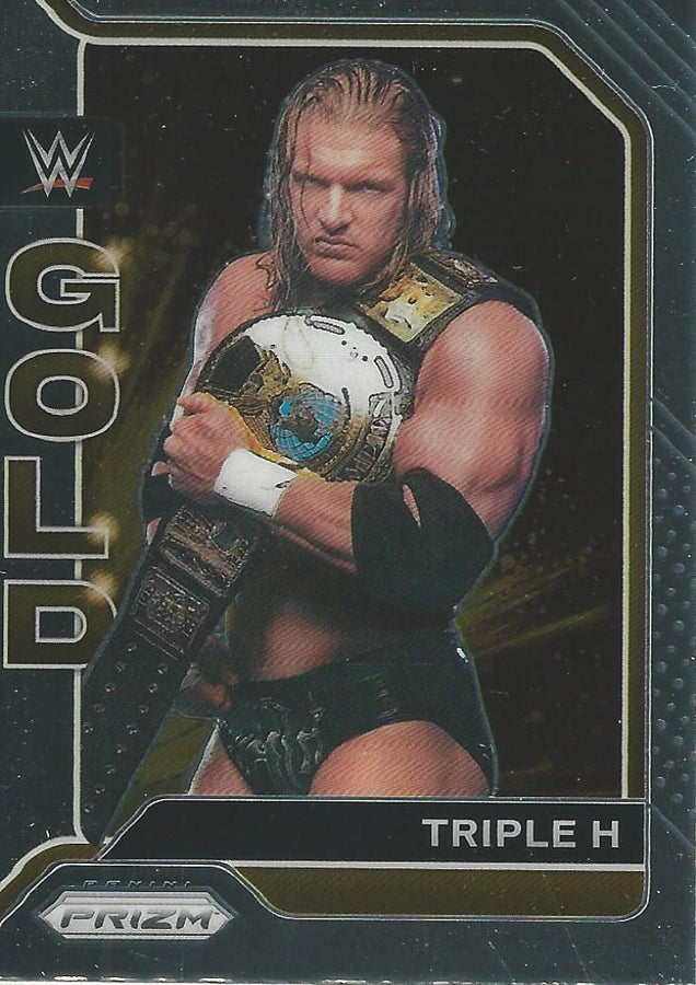 WWE Panini Prizm 2022 Gold Triple H #9