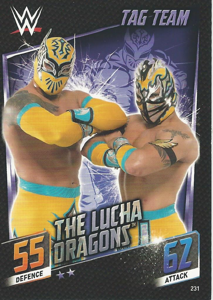 WWE Topps Slam Attax 2015 Then Now Forever The Lucha Dragons #231