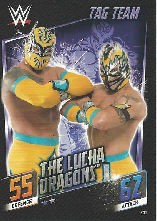 WWE Topps Slam Attax 2015 Then Now Forever The Lucha Dragons #231