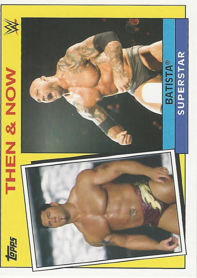 WWE Topps Heritage 2015 Batista 1 of 30 trading card PW Catalog