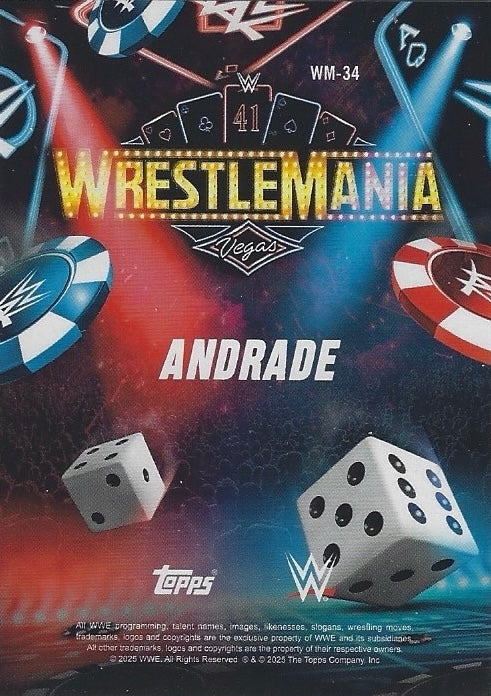 Andrade trading card PW Catalog