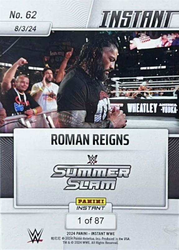 Roman Reigns – Head of the Table: Roman Reigns Returns at Summerslam trading card PW Catalog