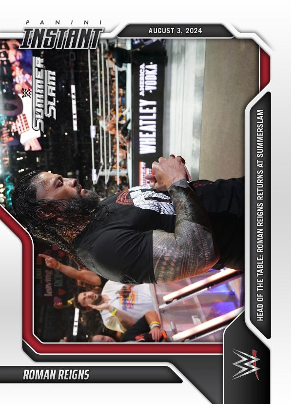 Roman Reigns – Head of the Table: Roman Reigns Returns at Summerslam trading card PW Catalog