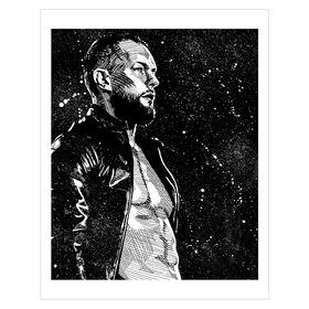 Finn Bálor 11 x 14 Rob Schamberger Art Print Wall art PW Catalog