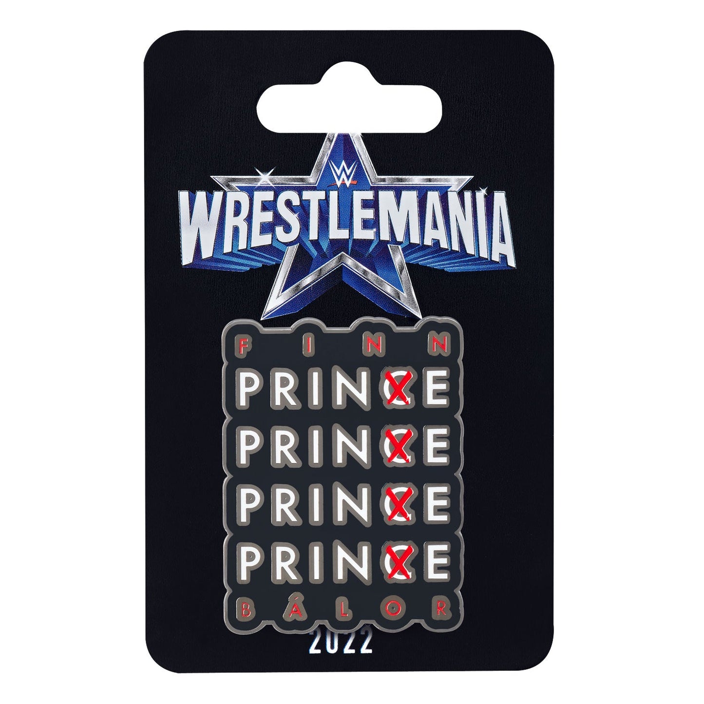 Finn Balor "Prince" WrestleMania 38 Logo Pin