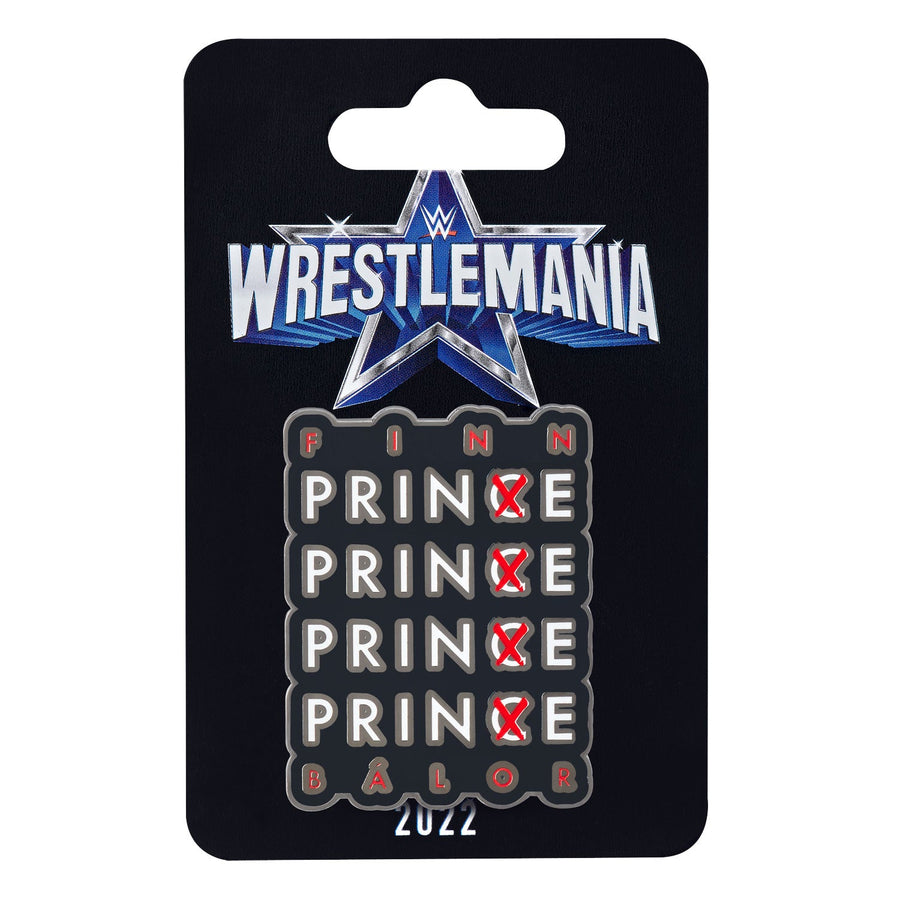Finn Balor "Prince" WrestleMania 38 Logo Pin