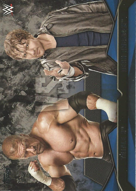 WWE Topps Then Now Forever 2016 Triple H vs Dean Ambrose #12