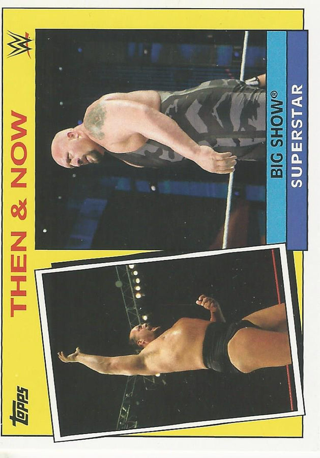 WWE Topps Heritage 2015 Big Show 2 of 30 trading card PW Catalog