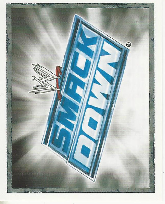 WWE Merlin Heros Stickers 2008 Smackdown Logo #2