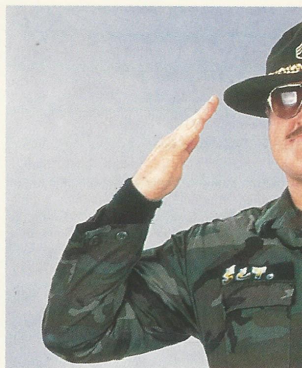 WWF Merlin Stickers 1992 Sgt Slaughter #232