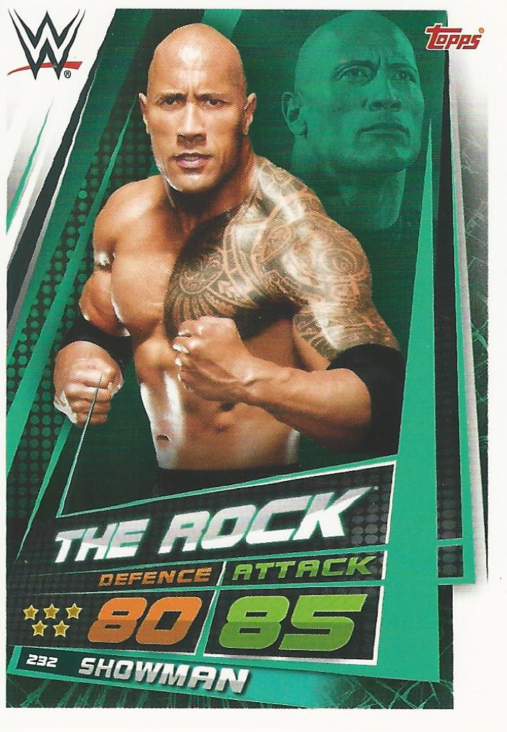 WWE Topps Slam Attax Universe 2019 The Rock #232