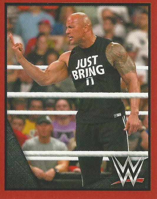 WWE Topps Then Now Forever 2016 Stickers The Rock #232