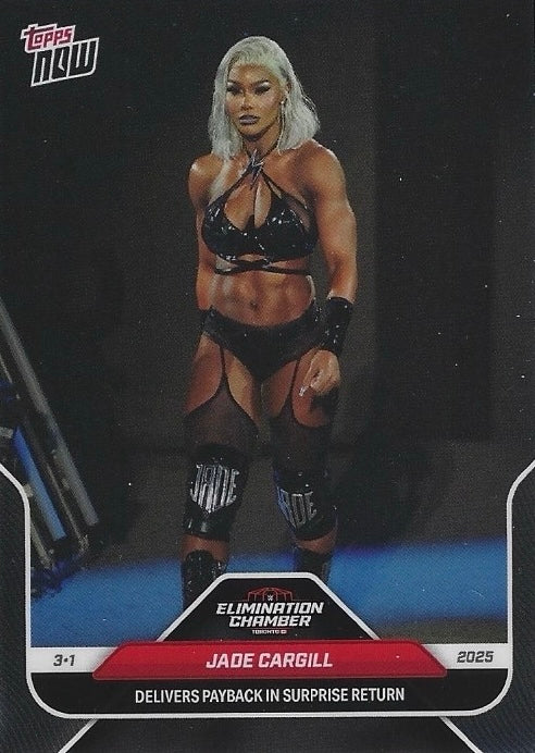 Jade Cargill Delivers Payback in Surprise Return trading card PW Catalog