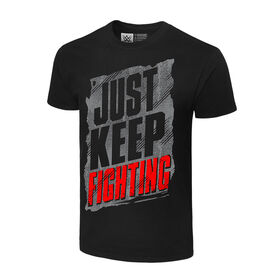 Kevin Owens "Just Keep Fighting" Authentic T-Shirt T-Shirt PW Catalog
