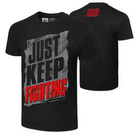Kevin Owens "Just Keep Fighting" Authentic T-Shirt T-Shirt PW Catalog