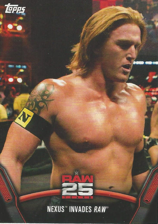 WWE Topps Then Now Forever 2018 Heath Slater Raw-33 trading card PW Catalog
